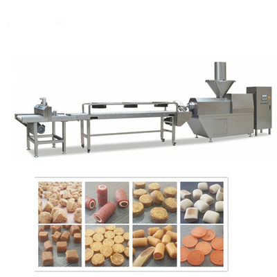 Linha de produção espasmódica frio dos alimentos para animais de estimação dos petiscos do animal de estimação da carne expulso