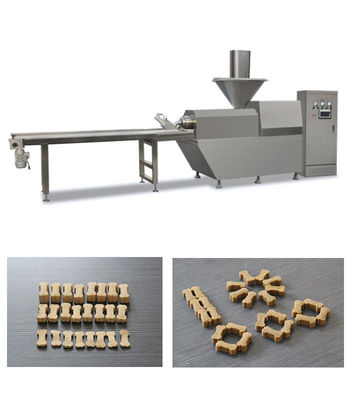 Linha de produção automática máquina material de aço inoxidável dos alimentos para animais de estimação do petisco da carne do animal de estimação