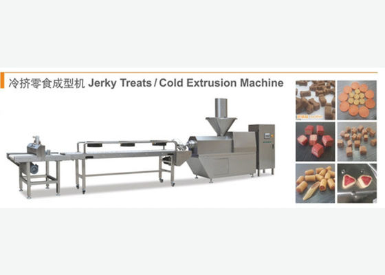 Máquina espasmódica expulsa fria do deleite do petisco do cão com capacidade de 200-300kg pela máquina dos alimentos para animais de estimação da hora