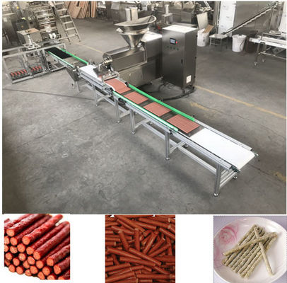 A carne automática de aço inoxidável descasca a máquina da extrusão do animal de estimação da entrada