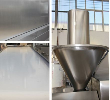 A carne automática de aço inoxidável descasca a máquina da extrusão do animal de estimação da entrada