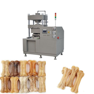 Máquina alta do alimento para cães da automatização da produtividade para a pressão do couro cru/osso