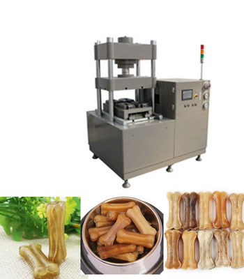 Máquina alta do alimento para cães da automatização da produtividade para a pressão do couro cru/osso