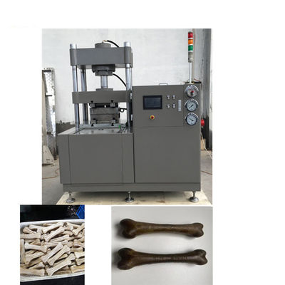 Linha de produção hidráulica de grande resistência couro cru dos alimentos para animais de estimação/osso que preconiza o cão