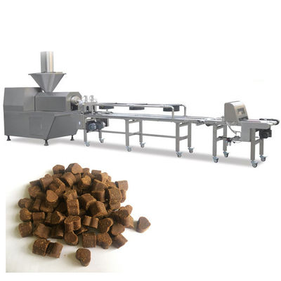 A carne espasmódica de 100% trata a linha de produção dos alimentos para animais de estimação, galinha/linha de produção alimento para cães da carne de carneiro