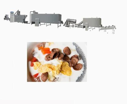 A máquina de processamento dos flocos de milho do café da manhã do cereal/arroz lasca-se fazendo a máquina