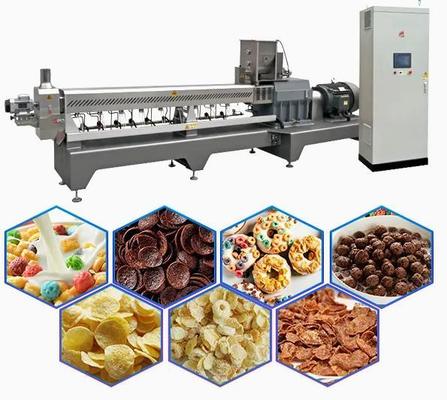 Linha de produção dos flocos de cereal e de milho de café da manhã/máquina da extrusora petisco do sopro