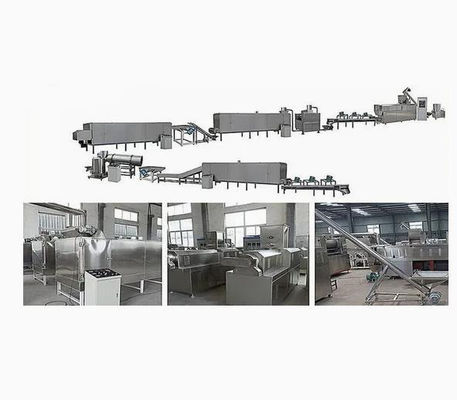 300 - linha de processamento dos flocos de milho 350kg/h, máquina da extrusora do petisco do sopro