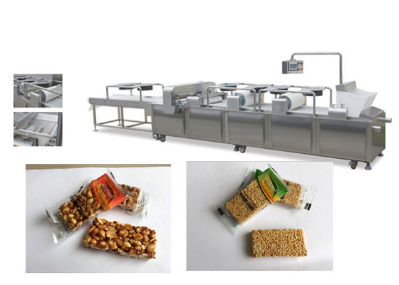 Barra de alta velocidade do cereal que faz a máquina para o corte da barra de Muesli, tempo do uso da longa vida