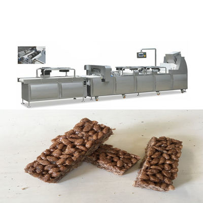 Linha de corte de aço inoxidável da barra do cereal do Granola 304 600kg/Hr