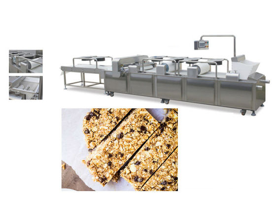 Barra brandnew do cereal dos doces do amendoim que faz a máquina com o motor do PLC & do WEG de Siemens