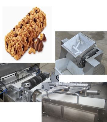 Barra de energia em borracha saudável do chocolate/barra de Muesli que faz a maquinaria