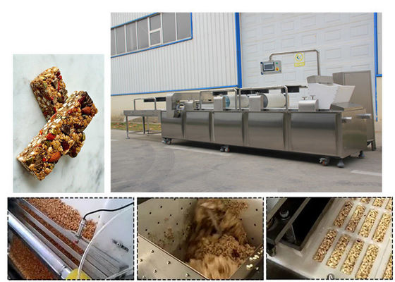Barra saudável do cereal do de alta capacidade que faz a máquina de corte da barra de Granola da barra de Muesli da máquina
