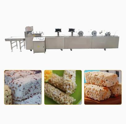 Barra inchada pequena do cereal do arroz dos doces que faz a máquina, máquina de sopro do arroz