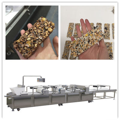 Barra de chocolate nuts do fruto SS304 material que faz a máquina, máquina do fabricante da barra do cereal
