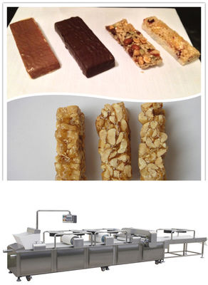 Barra de chocolate nuts do fruto SS304 material que faz a máquina, máquina do fabricante da barra do cereal