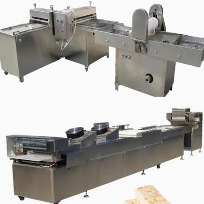 Amendoim frágil Chikki dos doces de aço inoxidável do amendoim que faz a versão do inglês da máquina