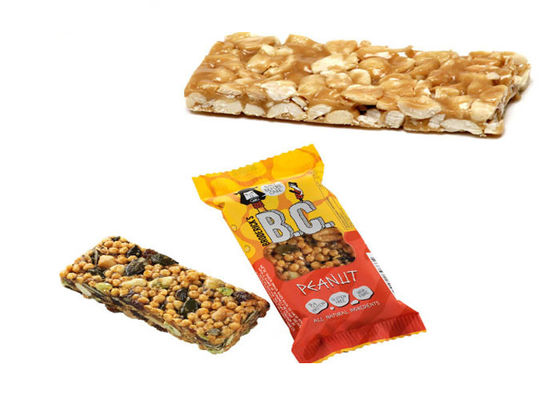 barra do cereal de Chikki dos arrozes tufados 400-600kg/hr que faz a máquina 304 de aço inoxidável