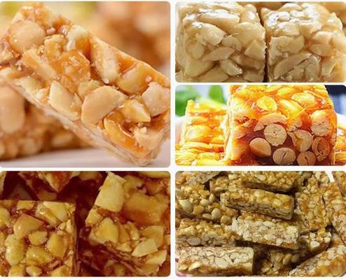 Máquina de fabricação de barras de gergelim rectangular para milho, espuma de milho e trigo sarraceno