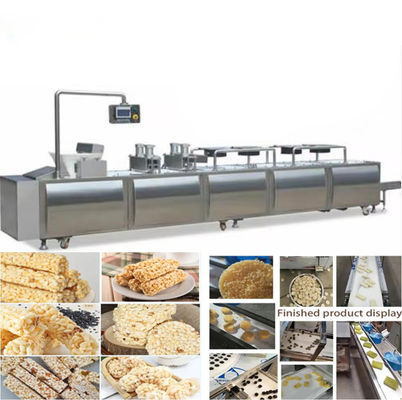 Alimento automático soprado nutritivo friável elétrico da barra do cereal que faz a máquina