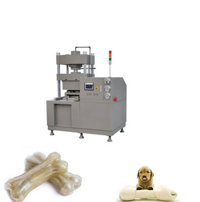 Animal de estimação da maquinaria de alimentos para animais de estimação que mastiga o osso com couro, pele de porco ou pele de carneiro como o material