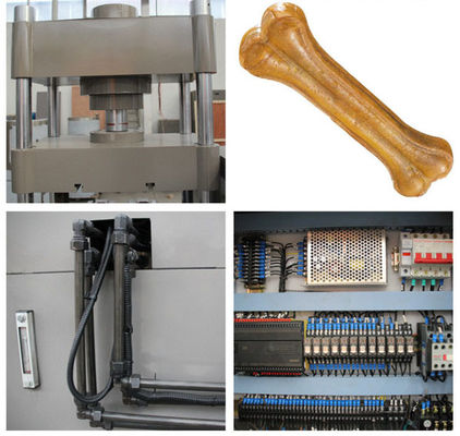 Máquina de perfuração pressionada natural, descorada, fumada dos ossos do couro cru para o animal de estimação