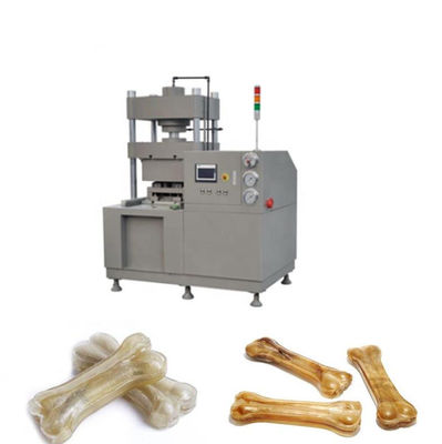 O cão pressionado mastiga a linha de processamento dos alimentos para animais de estimação do cão/máquina dos alimentos para animais de estimação