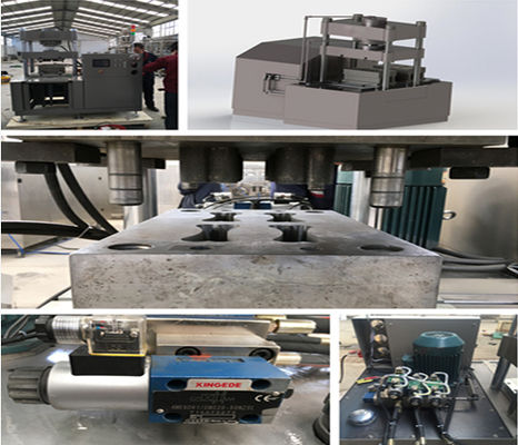 Maquinaria hidráulica da imprensa do osso do couro