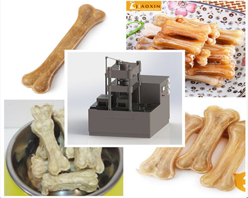 Tela de toque pressionada de Siemens do equipamento de processamento dos alimentos para animais de estimação do couro cru