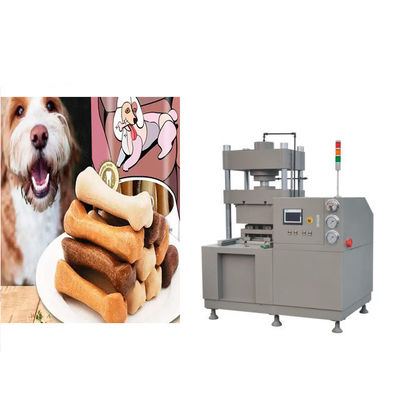 Flour a maquinaria de alimento para cães da coluna e do osso do animal de estimação do couro cru de três placas com ISO9001