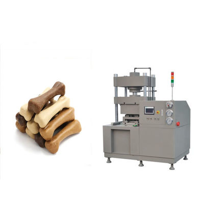 o dobro 60T molda os ossos pressionados do couro cru dos deleites do cão osso dental personalizados