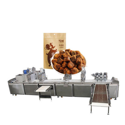 O bacalhau do PLC de Siemens cuba o alimento para cães que faz a máquina de aço inoxidável