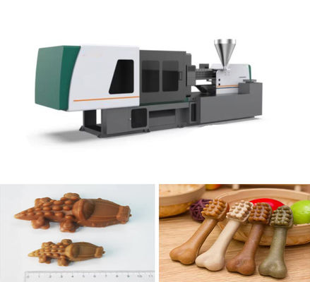 Máquina de Guloseimas para Cães para Cuidado dos Dentes Máquina de Moldagem por Injeção de Mesa 8,9x2,3x2,8m