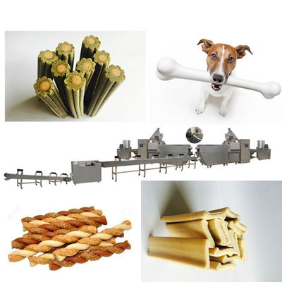 Máquina de processamento de alimentos para animais com controlo PLC