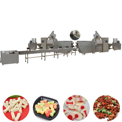máquina da extrusora do alimento de cão de estimação da capacidade 100kg/h, equipamento de fabricação do alimento para cães