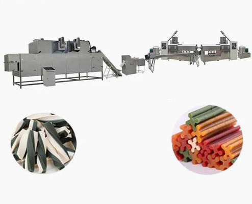 Estale os petiscos nutritivos do animal de estimação da extrusora do alimento para cães que fabricam a máquina