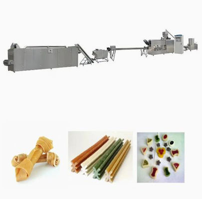 Petiscos de aço inoxidável da mastigação do alimento de cão que fazem a extrusora da máquina