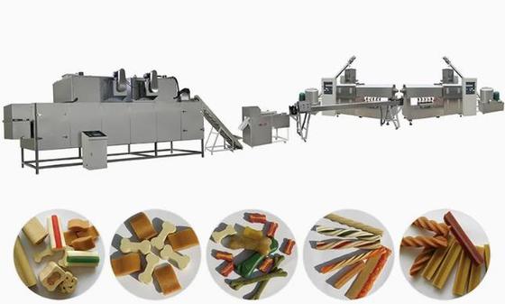 Extrusora de alimentos para cães contínua e automática