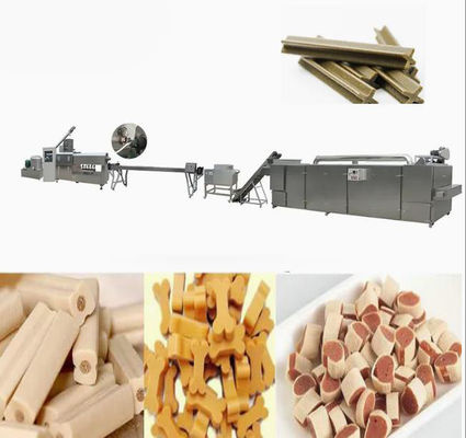 Máquina de extrusão de alimentos para cachorros de mascar 100 kg/h Para amido de milho, pó de carne