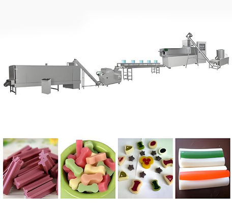 Os cuidados dentários torceram a máquina 145kw 380V da extrusora do alimento para cães do deleite do animal de estimação