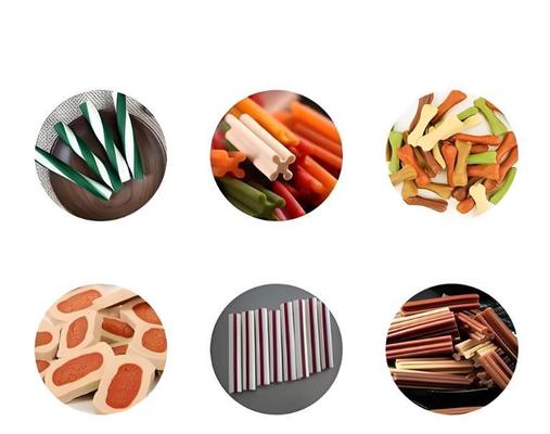 Os cuidados dentários torceram a máquina 145kw 380V da extrusora do alimento para cães do deleite do animal de estimação