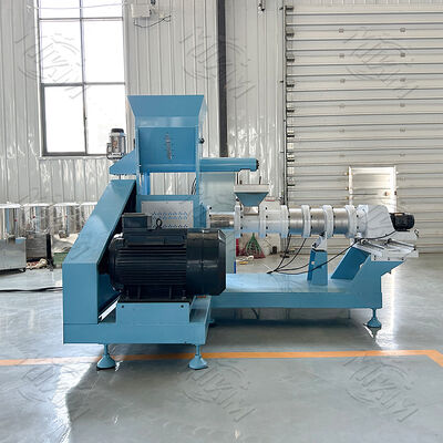 400Kg/H Peixe camarão alimento pellet Machine Making Tipo seco de cachorro flutuante Extruder máquina alimento para peixe com bom preço