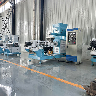 Máquina Extrusora Contínua e Automática de Ração para Peixes com Diâmetro de Rosca de 70-110 mm e Moldes de Várias Formas