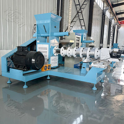 400Kg/H Peixe camarão alimento pellet Machine Making Tipo seco de cachorro flutuante Extruder máquina alimento para peixe com bom preço