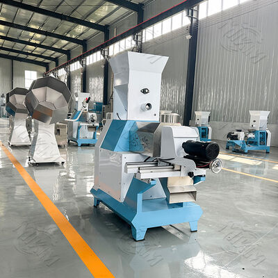 350-400KG/H Small Capacity Pet Food single screw floating fish feed pellet extruder machine Wet Dog Food Fish Feed Manufacturing Machinery
