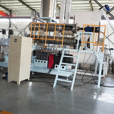 Newly Designed 5-6 Ton Per Hour Twin screw Pet Food & Fish Feed Extruder Machine Competitive Price floating fish feed pellet making machine