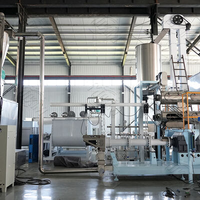 3-5ton/h Automática Floating Sinking Fish Feed Production Line Twin Screw Dog Food Extruder máquina de extrusão de pellets flutuantes para alimentação de peixes