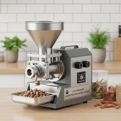 Máquina de extrusão de pellets de camarão para animais de estimação de cães Máquinas de processamento de alimentos para casa