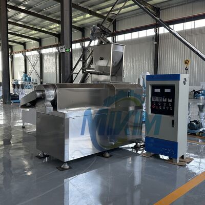 Nova Máquina Extrusora de Ração Flutuante para Peixes de Aço Inoxidável de Parafuso Duplo de 500-800kg/h para Processamento de Ração Aquática para Tanques de Peixes Autolimpeza Totalmente Automática