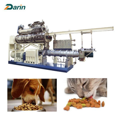 O cão trata a capacidade grande da máquina da extrusora dos alimentos para animais de estimação de 5 toneladas